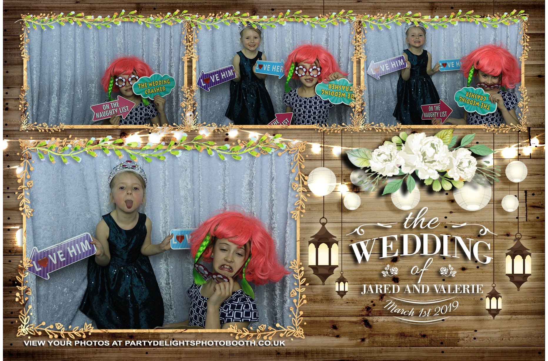 Jared and Valerie’s Wedding - Prints | View more photos from the event at gallery.partydelightsphotobooth.co.uk/u/PartyDelightsPhotoBooth/Jared-and-Valerie’s-Wedding-Prints